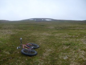 Newton Peak in Nome during the summer.